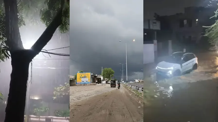 मौसम का मिजाज: जयपुर में लगातार बारिश से सुहाना हुआ सुबह का नजारा