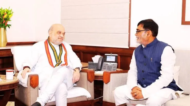 सहकारिता क्षेत्र के मुद्दों पर बिहार के मंत्री राम कृपाल यादव ने अमित शाह से की मुलाकात