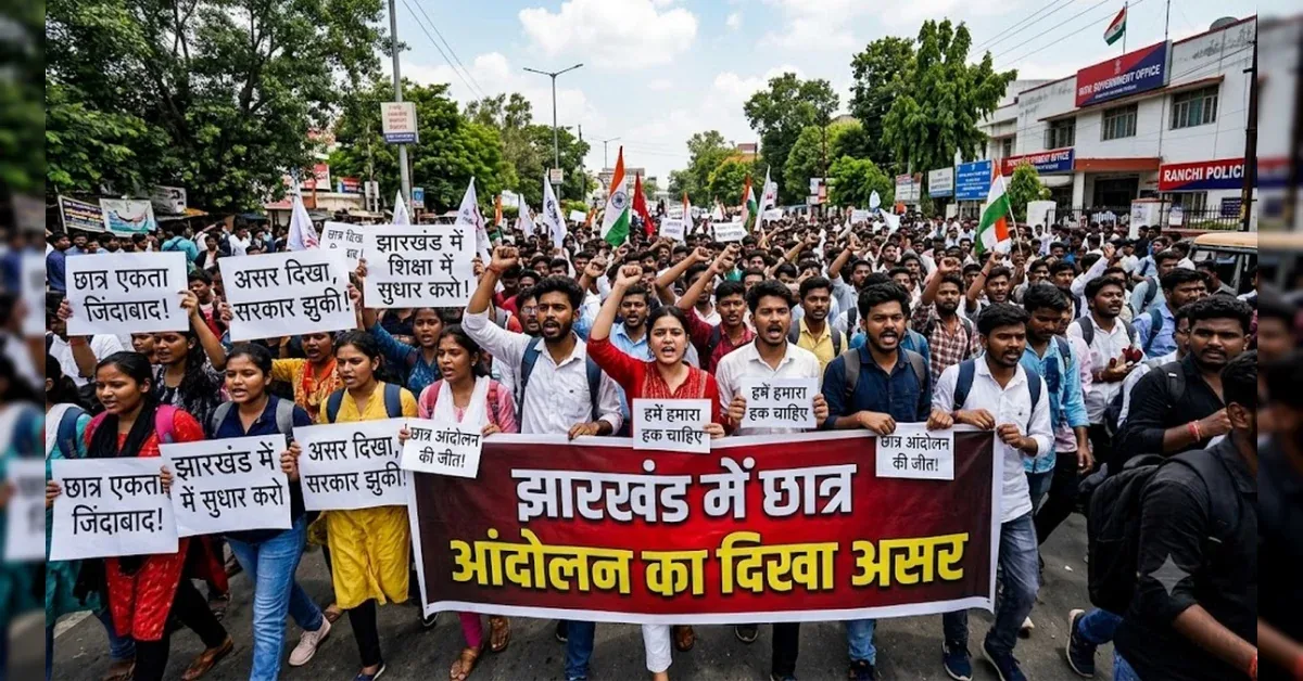 छात्र आंदोलन 23वें दिन जारी: झारखंड परीक्षा प्रदर्शन के दौरान स्वतंत्रता दिवस पर पुलिस द्वारा दुर्व्यवहार का आरोप