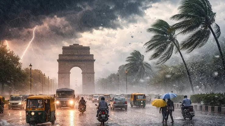 मानसून का कहर: दिल्ली-यूपी से बिहार तक बारिश का अलर्ट और पहाड़ों में लैंडस्लाइड का खतरा