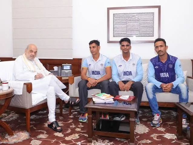 अहम मुलाकात: नौकायन खिलाड़ी भोपाल सिंह राठौड़ ने गृह मंत्री से जैसलमेर के युवाओं के खेल भविष्य पर की चर्चा