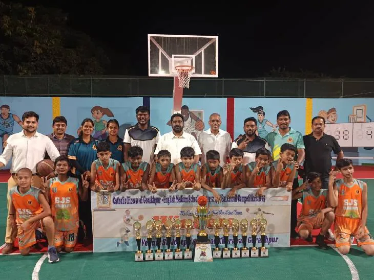 शानदार प्रदर्शन: बास्केटबॉल मुकाबले में उत्तर प्रदेश ने आंध्र प्रदेश को हराया