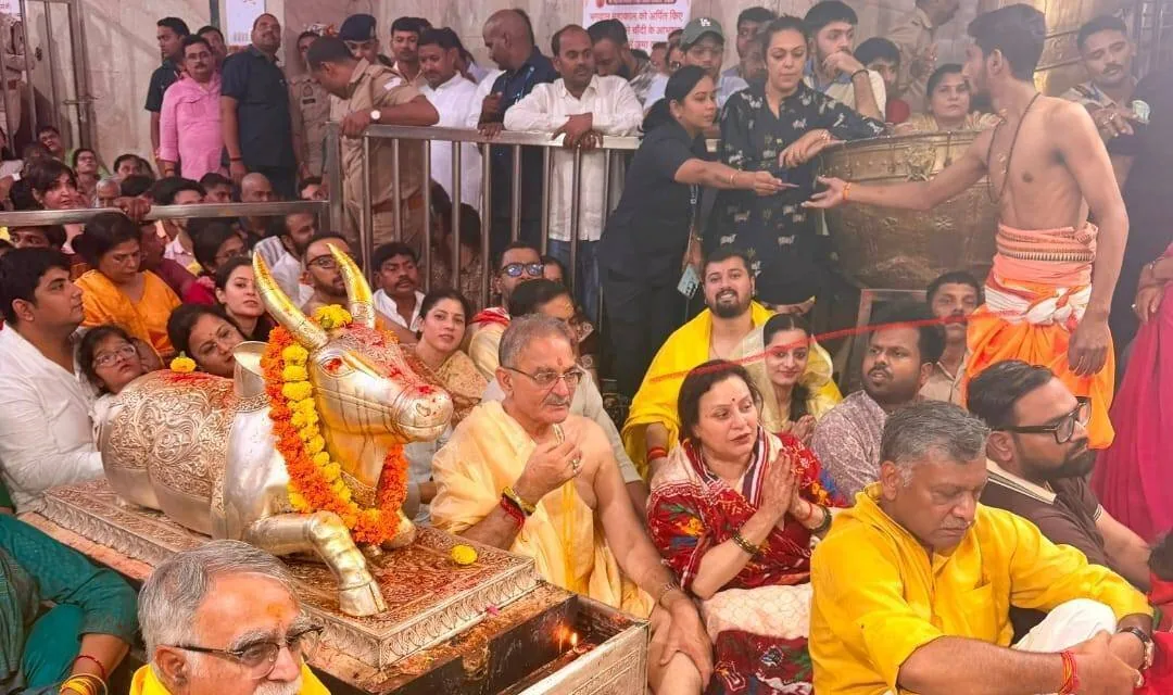 आध्यात्मिक यात्रा: राज्यपाल ने महाकाल, काल भैरव और मंगलनाथ मंदिरों में टेका माथा