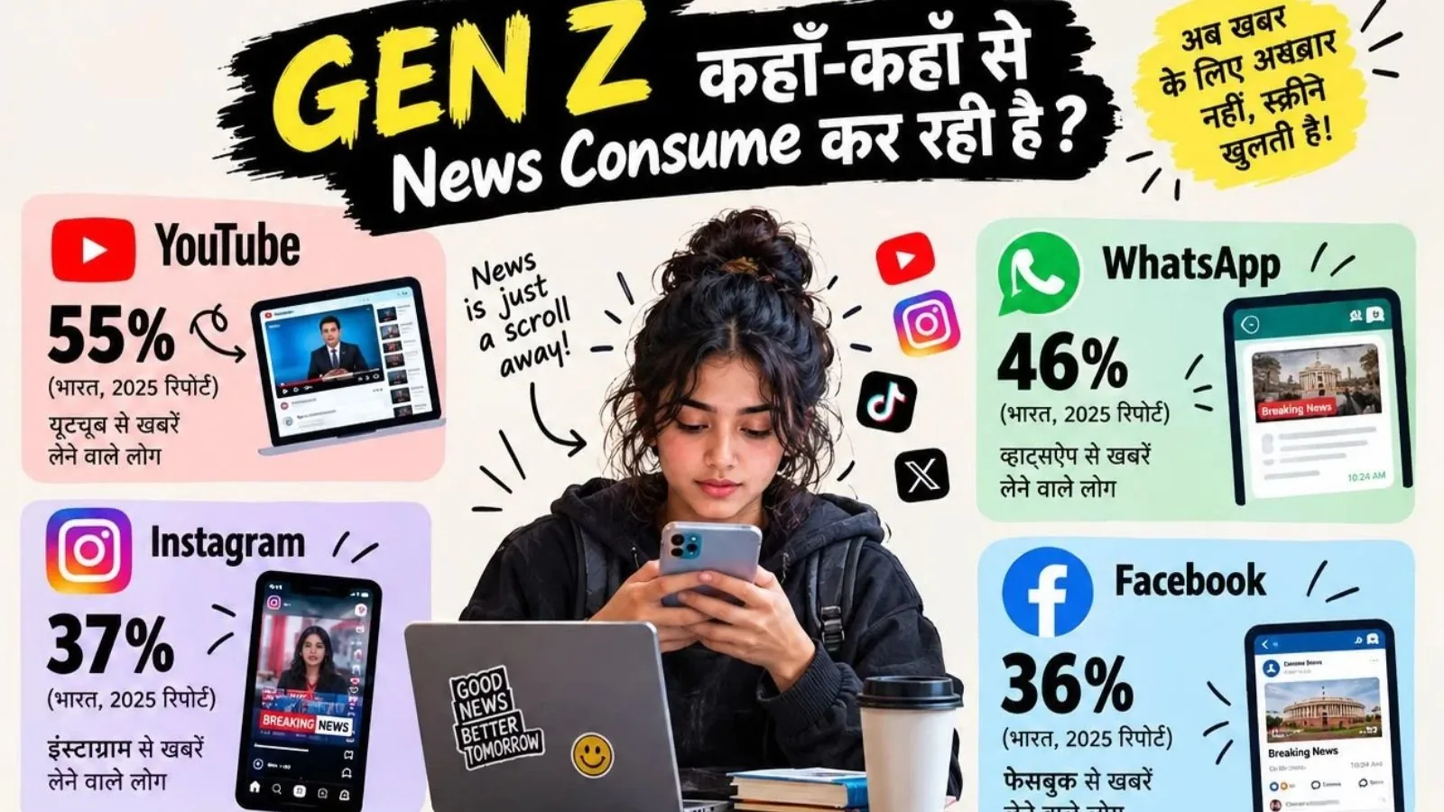 सोशल मीडिया का चलन: जेन जेड की बातचीत में कैसे शामिल हुआ वाइब शब्द