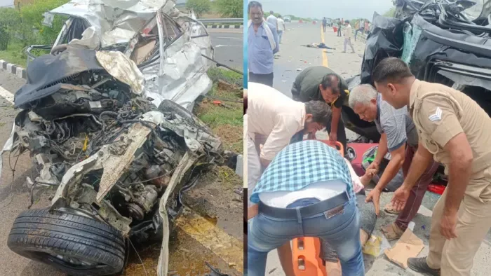 भीषण हादसा: आगरा-लखनऊ एक्सप्रेसवे पर तेज रफ्तार कार पलटने से 3 की मौत