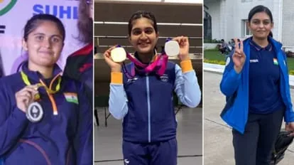शूटिंग में सफलता: एशियाई खेलों में तीन महिला निशानेबाजों ने दिलाया रजत पदक