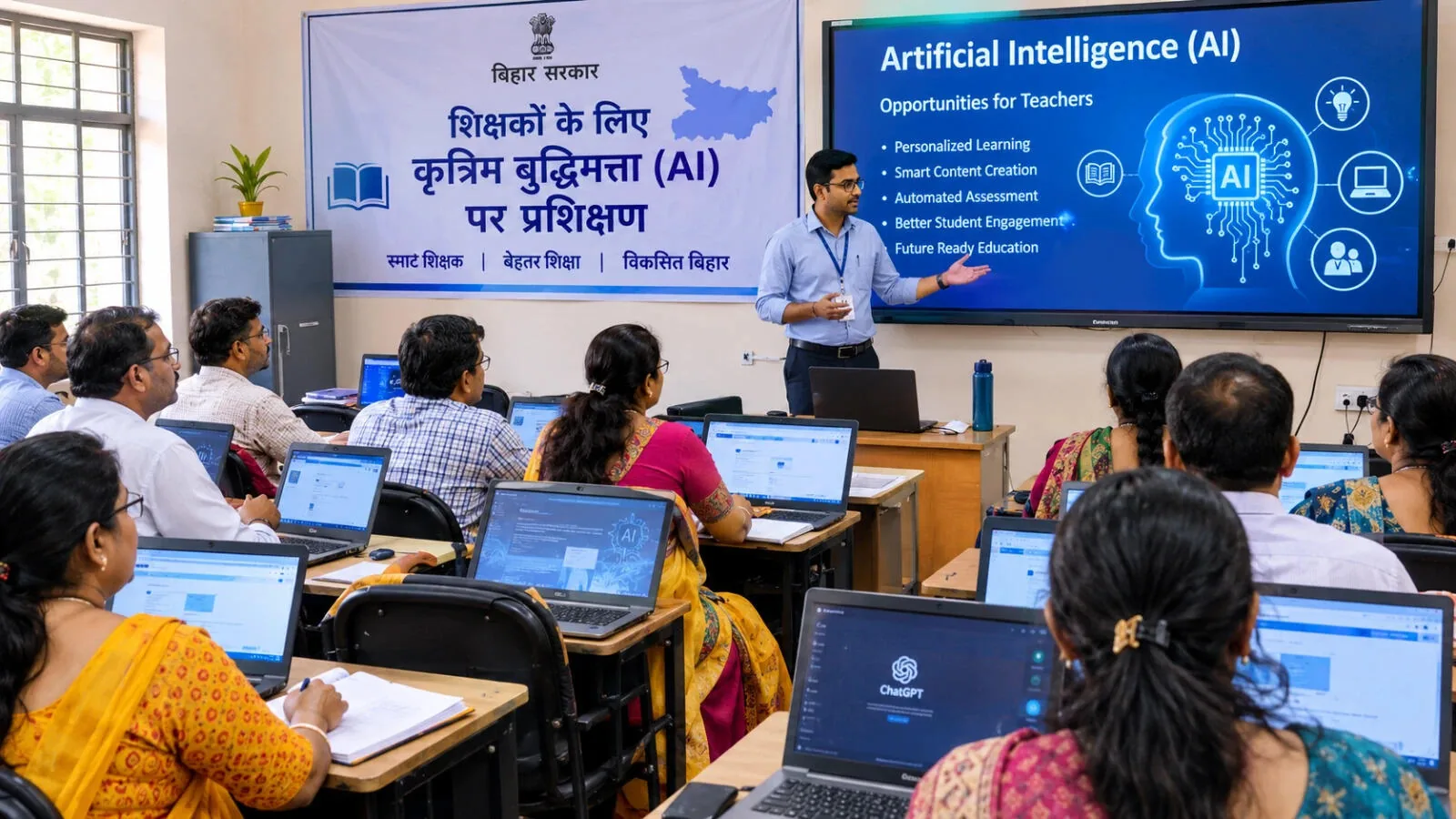 सुपर टीचर की पहल: कृत्रिम बुद्धिमत्ता से क्रिकेट की गेंदबाजी के जरिए बिहार में समझाए जाएंगे कठिन गणितीय सवाल