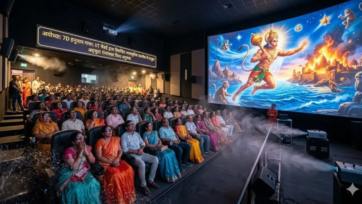 अद्भुत तकनीक: रामकथा संग्रहालय में पहली बार सेवन डी तकनीक से हनुमान जी की शौर्य गाथा