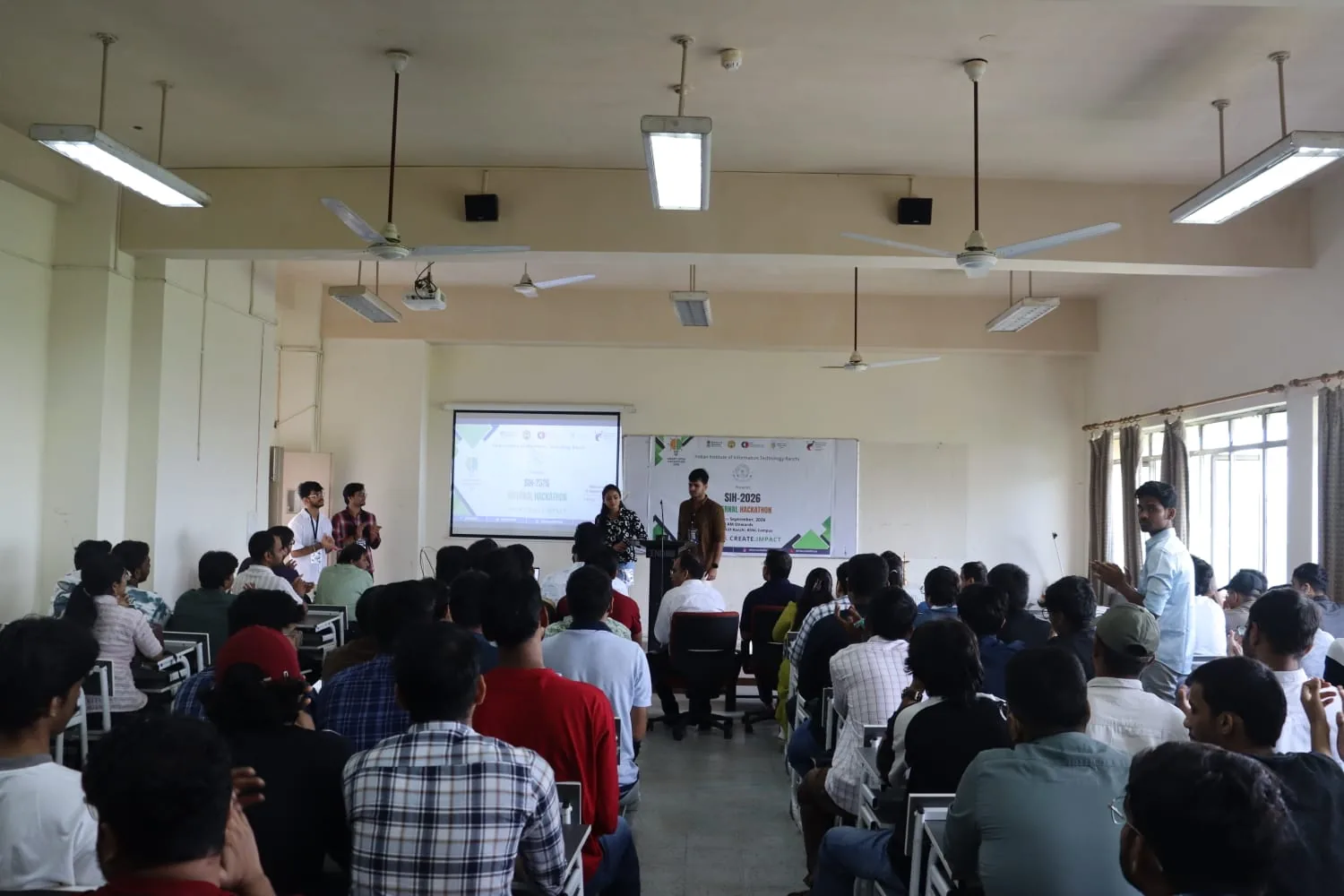 तकनीकी नवाचार: आईआईआईटी रांची में स्मार्ट इंडिया हैकथॉन 2026 के आंतरिक चरण में 43 छात्र टीमों ने लिया हिस्सा
