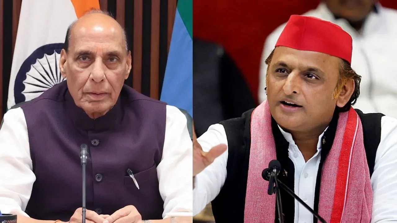 ‘दिल्ली वाले लखनऊ की कमान संभाल रहें’, राजनाथ सिंह की प्रेस वार्ता पर अखिलेश यादव बोले- लगता है ‘लखनऊ-एक्सप्रेस’ का इंजन फ़ेल हो गया