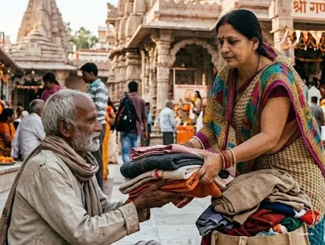 दान में सावधानी: नवरात्र में पुराने कपड़े देते समय इन बातों का रखें विशेष ख्याल