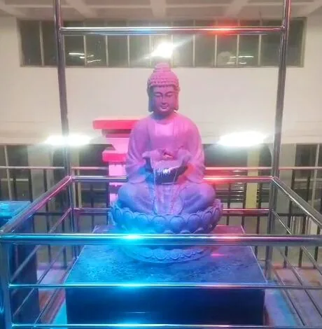 लखनऊ समाचार: रेलवे स्टेशन पर बुद्ध प्रतिमा की स्थापना