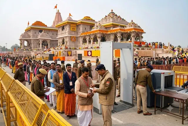 राम मंदिर में सख्ती: सुरक्षा नियमों में बदलाव, कर्मियों के लिए प्रवेश हुआ कठिन