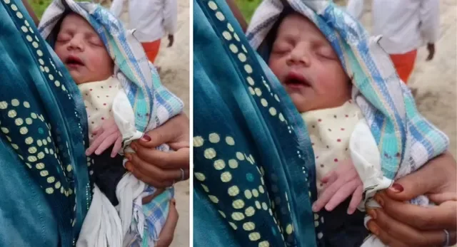 नवजात का रेस्क्यू: गोरखपुर में सर्विस लेन के किनारे झाड़ियों में मिली बच्ची