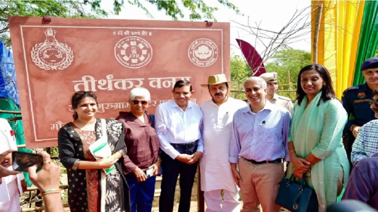 अरावली में पहल: गुरुग्राम में देश का पहला आध्यात्मिक वन खुला