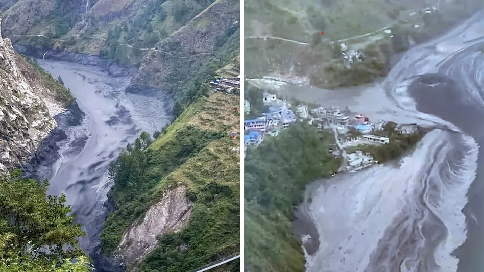 बाढ़ का खतरा: नेपाल के चुमनुव्री में बुढ़ी गंडक नदी का जलस्तर तेजी से बढ़ा