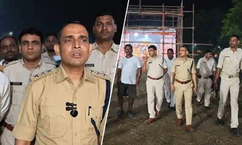 सुरक्षा व्यवस्था का जायजा: बोकारो पुलिस ने दुर्गा पूजा के मद्देनजर किया मॉक ड्रिल