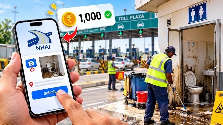 गंदे टॉयलेट की शिकायत: नेशनल हाईवे पर गंदगी दिखाने पर पाएं 1,000 रुपये का इनाम